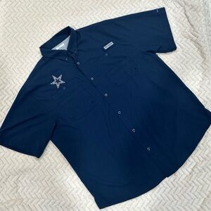 Columbia brand cowboys shirt